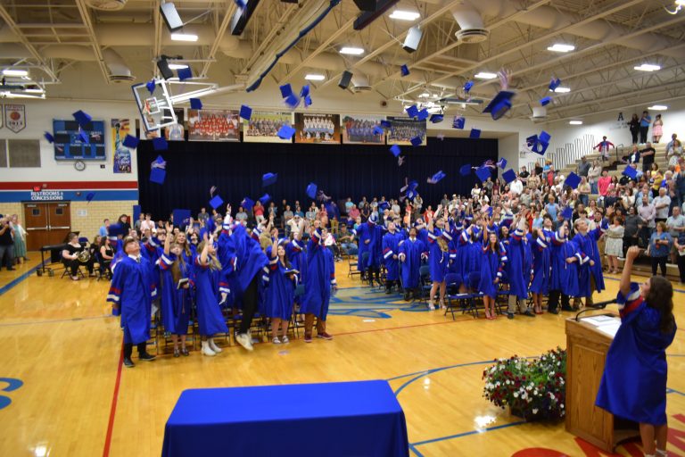 Crestview held its graducation ceremony Saturday night. (photos by Sam Shriver/CherryRoad Media)