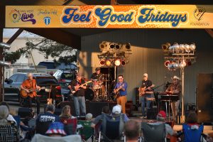 The Legendary Trainhoppers performed at the June 20th Feel Good Friday concert at Fountain Park.