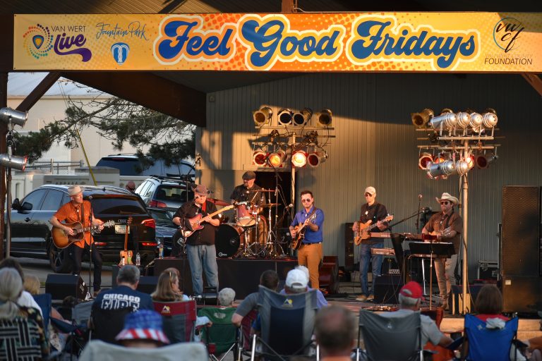 The Legendary Trainhoppers performed at the June 20th Feel Good Friday concert at Fountain Park.