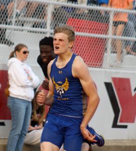 Lincolnview’s Cody Ricker made his Division III State Track and Field Championships debut in three events last season. This year Ricker returns to the big stage in the 300-meter hurdles—this time with his sights set firmly on the podium. (CherryRoad Media/Brandon Unverferth)