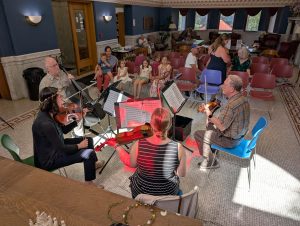 Members of the Lima Symphony Orchestra recently performed as part of the Brumback Library’s Summer Reading Program. (Sam Shriver/CherryRoad Media)