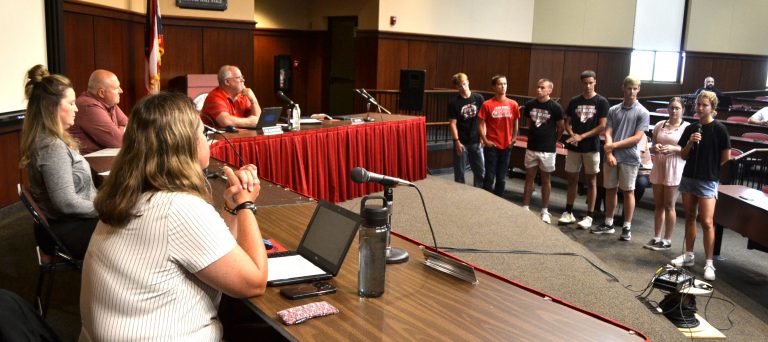VWHS athletics and academics were highlighted during a look back at the previous school year. (Sam Shriver/CherryRoad Media)