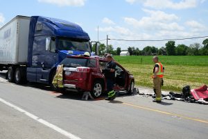 One person was killed in an accident at U.S 224 and Van Wert Decatur Road on Tuesday.