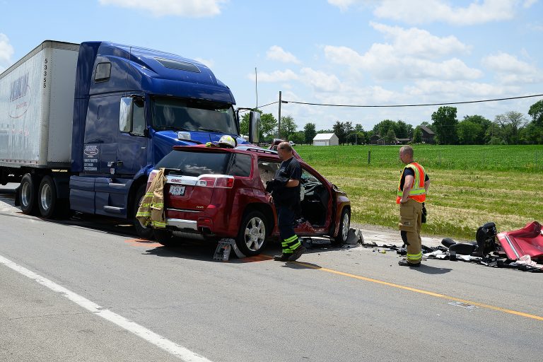 One person was killed in an accident at U.S 224 and Van Wert Decatur Road on Tuesday.