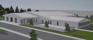 Munger Munger and Associates presented Vantage BOE members with their first look at what the renovated Thomas Edison Building might look like. (Sam Shriver/CherryRoad Media)