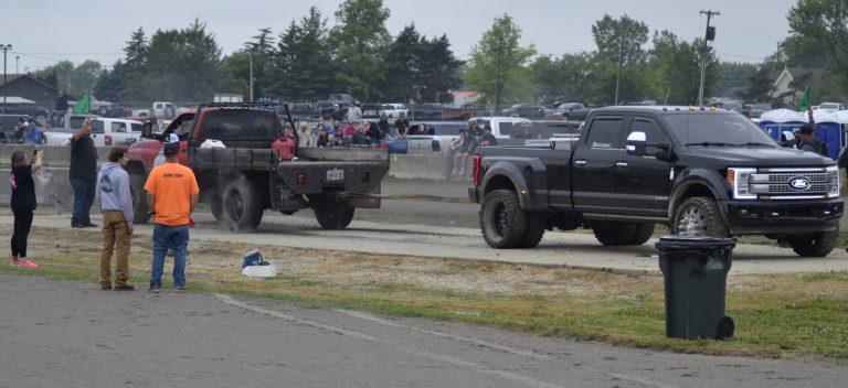 Many events were rained out at the Freedom Truck Meet although the Tug-a-Truck went on as scheduled on Saturday. (Sam Shriver/CherryRoad Media)
