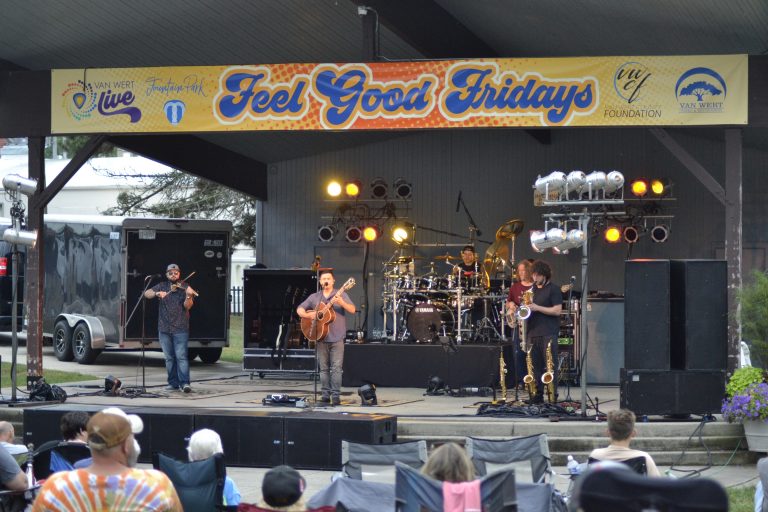 A Dave Matthews Tribute Band had to cut their set short due to storms that rolled through Friday night. (Sam Shriver/CherryRoad Media)
