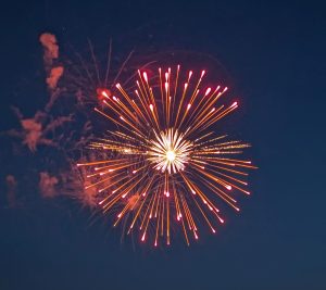 Fireworks at the VWHS property
