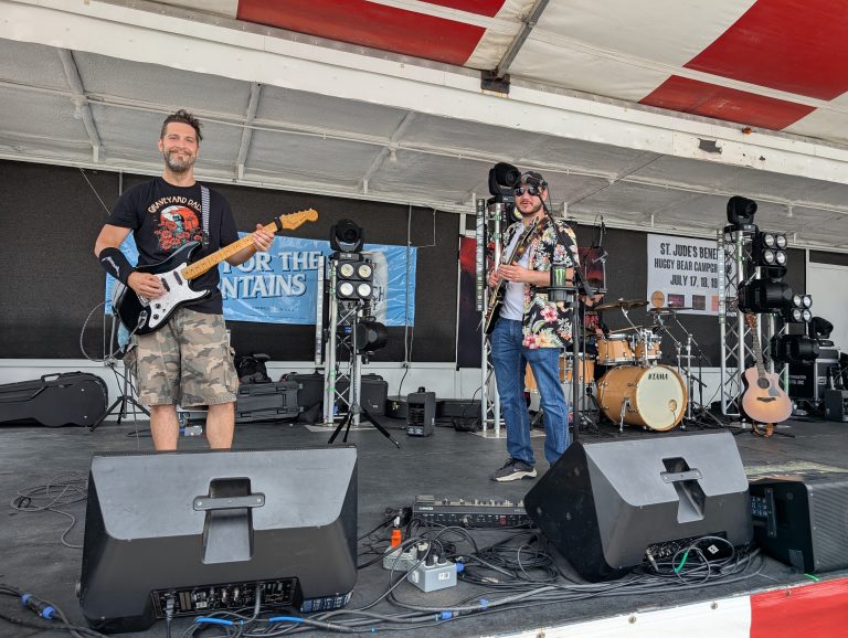 Graveyard Daisies performed during the St. Jude fundraiser at Huggy Bear Campground. (Sam Shriver/CherryRoad Media)