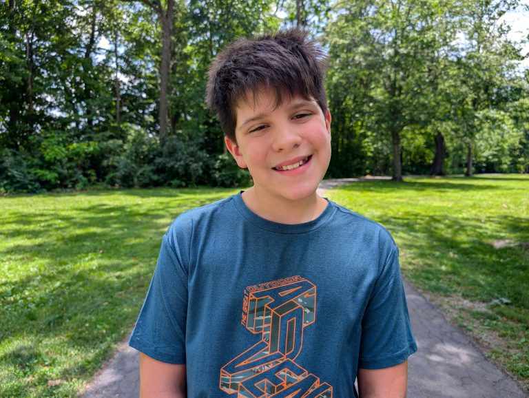 Hudson Sauer, 11, hopes to become a Jr. Ranger. (Sam Shriver/CherryRoad Media)