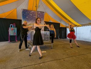 The Blooms performed their illusions for crowds at the Van Wert County Fair. (Sam Shriver/CherryRoad Media)
