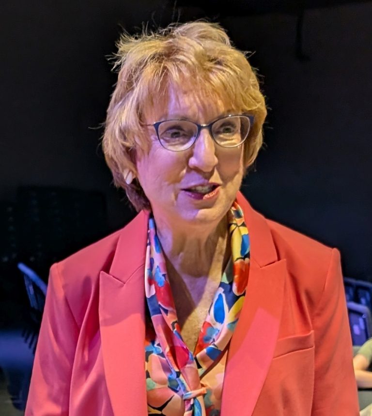Jolene Brown was the featured speaker at this year’s Farm Bureau, Soil and Water Conservation annual dinner. (Sam Shriver/CherryRoad Media)