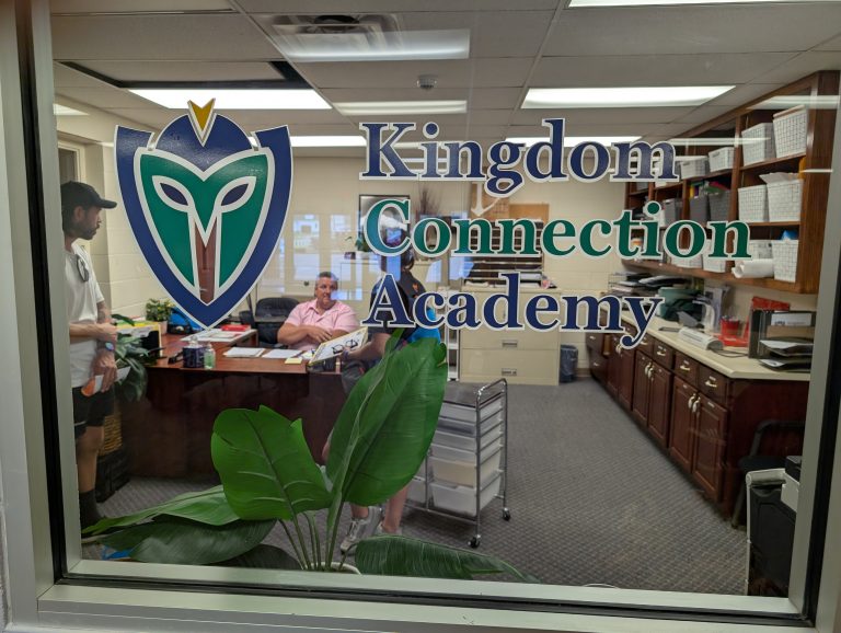 Dennis Shaffer is head of the new private Christian School. (Sam Shriver/CherryRoad Media)