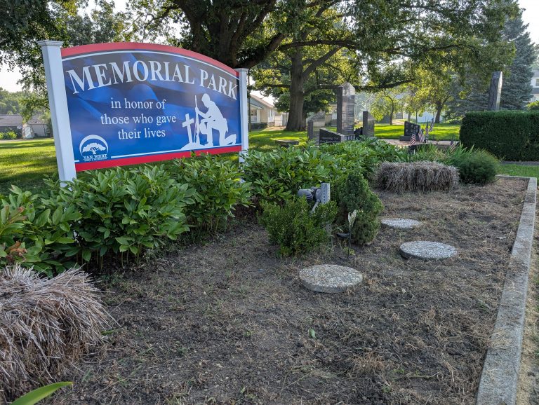 The American Legion Post 178 plans to expand the monuments at Memorial Park. (Sam Shriver/CherryRoad Media)