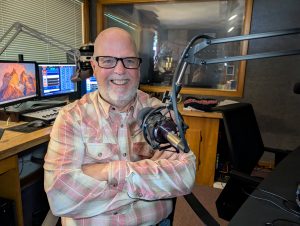Brent Stevens, executive director of the Van Wert Area Economic Development Corporation discussed updates concerning the Mega Site data center on WERT Radio. (Sam Shriver/CherryRoad Media)