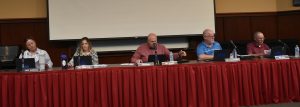 The Van Wert Schools Board of Education met for its monthly meeting on Sept. 24. (Sam Shriver/CherryRoad Media)