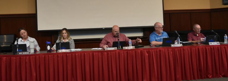 The Van Wert Schools Board of Education met for its monthly meeting on Sept. 24. (Sam Shriver/CherryRoad Media)