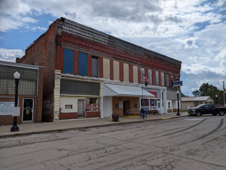 Demolition is set to begin in November in downtown Ohio City. The demolition will cause mail delivery to be rerouted to Rockford for about three weeks. (Sam Shriver/CherryRoad Media)