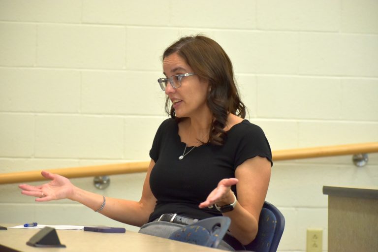 Lincolnview treasurer Kaitlyn Edelbrock. (Sam Shriver/CherryRoad Media)