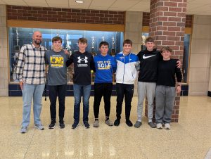 Lincolnview Golf team was recognized for their NWC championship. (Sam Shriver/CherryRoad Media)