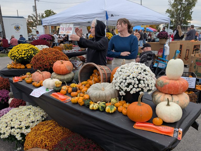 Dozens of vendors set up outside as well as inside several buildings at the Van Wert County Fairgrounds. (Sam Shriver/CherryRoad Media)