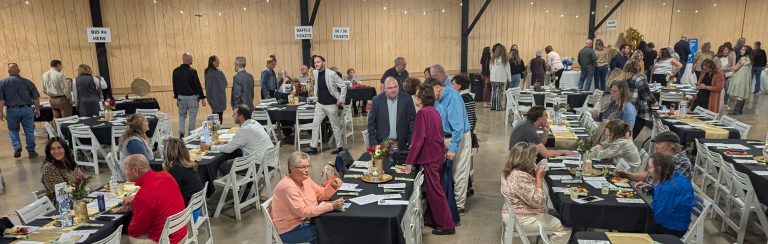 A large crowd turned out Thursday night to support CHP Home Care & Hospice. (Sam Shriver/CherryRoad Media)
